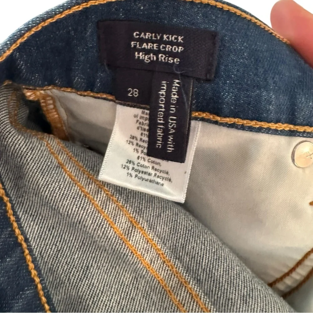 Veronica Beard Carly High Waist Kick Flare Jeans Cornflower Blue‎ 28